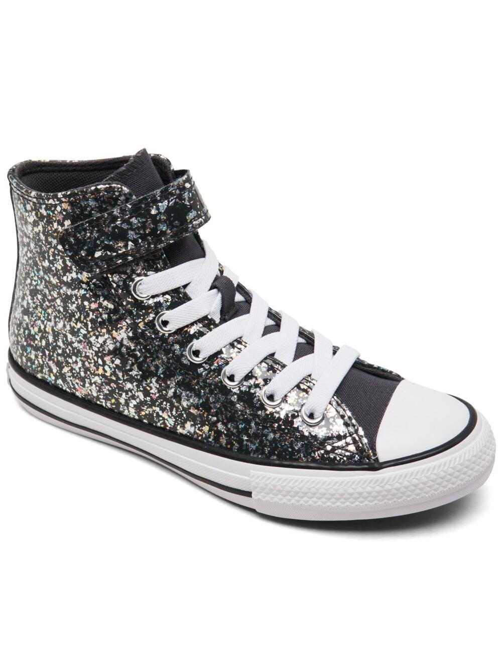 NIB Converse CTAS Glitter Easy-On High Top Kids Shoes Size 3 NWT